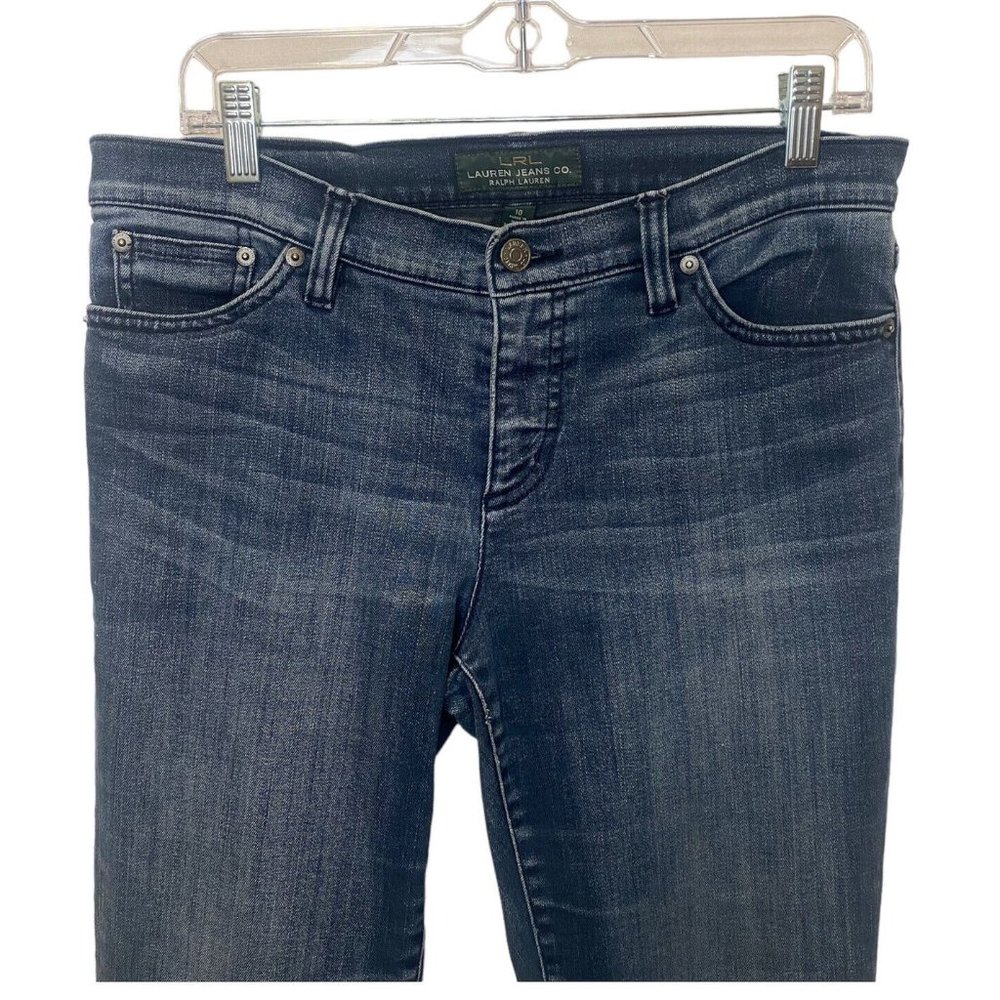 Lauren Ralph Lauren Womens Jeans Blue Size 10 US Mid Rise Straight Denim